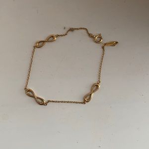 Tiffany Rose Gold endless infinity bracelet